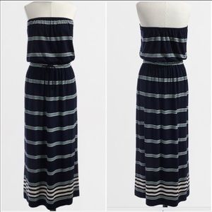 J Crew Stripe Maxi Dress